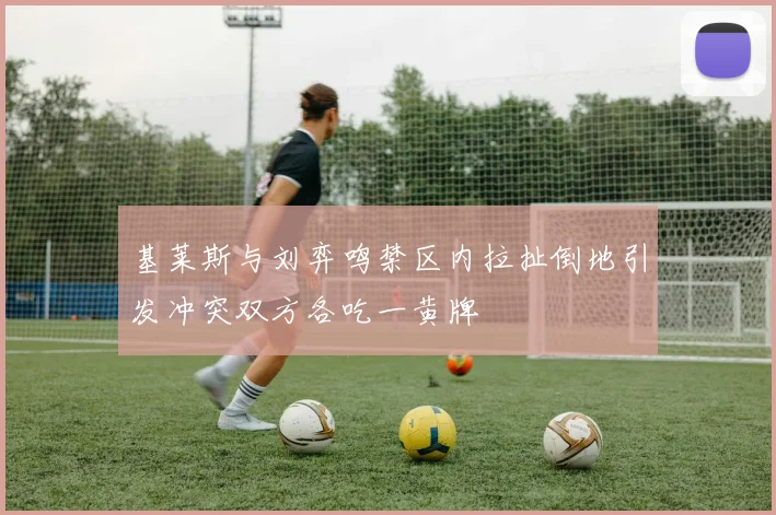 基莱斯与刘弈鸣禁区内拉扯倒地引发冲突双方各吃一黄牌