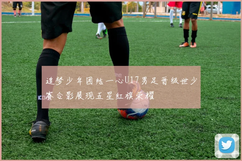 追梦少年团结一心U17男足晋级世少赛合影展现五星红旗荣耀